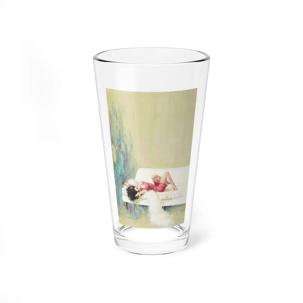 Sex Is a Woman Named Nina, Beacon paperback cover, 1964 - Pint Glass 16oz 16oz - Go Mug Yourself