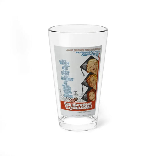 SEX KITTENS GO TO COLLEGE 1960 Movie Poster - Pint Glass 16oz 16oz - Go Mug Yourself
