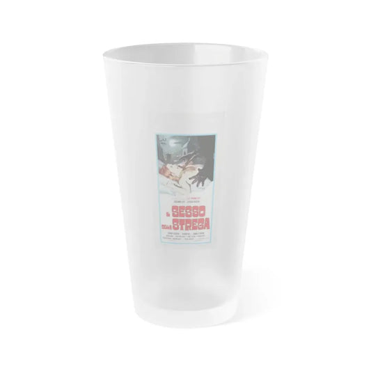 SEX OF THE WITCH 1973 Movie Poster - Frosted Pint Glass 16oz Default Title - Go Mug Yourself