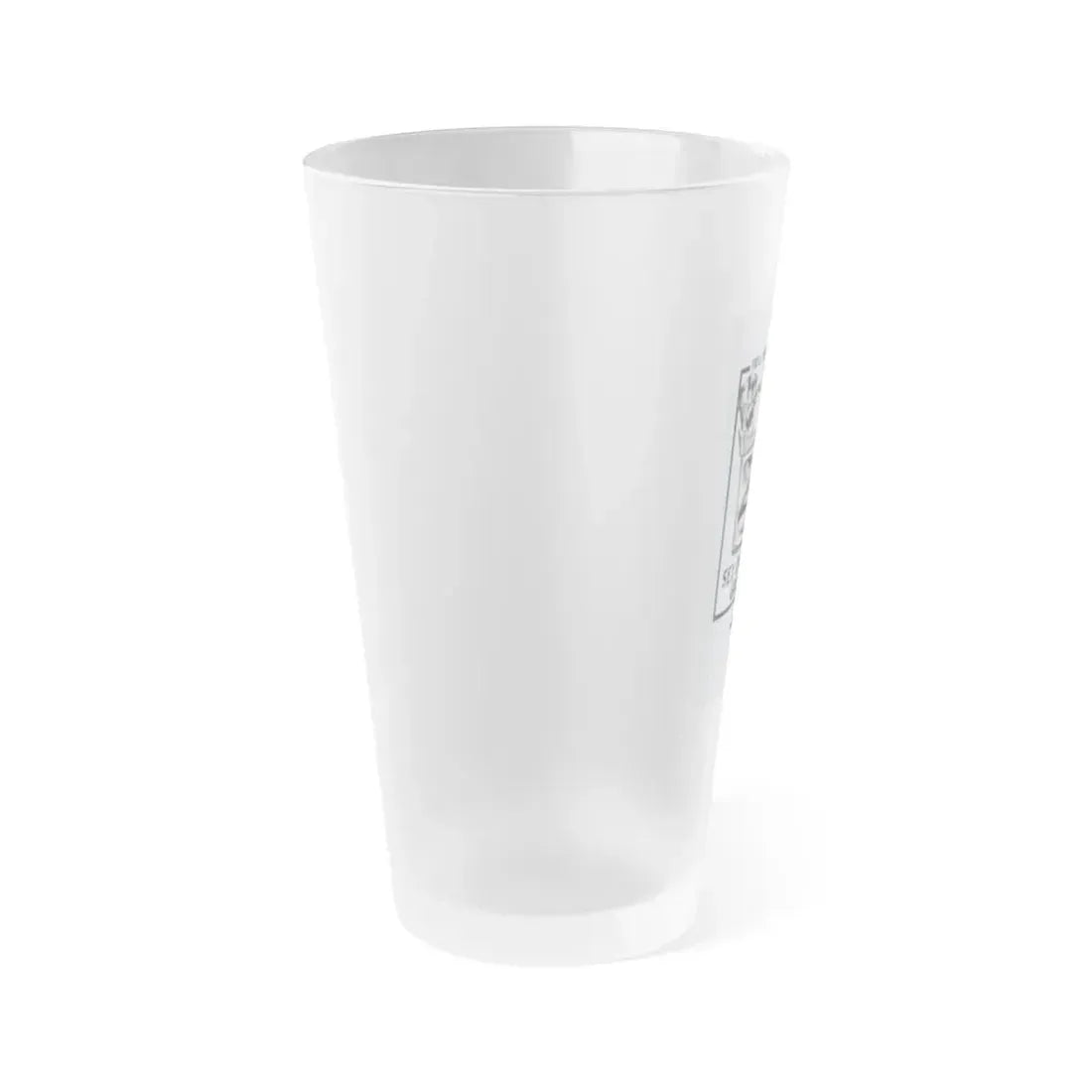 SEX ON THE GROOVE TUBE (THE CASE OF THE FULL MOON MURDERS) 1973 Movie Poster - Frosted Pint Glass 16oz - Go Mug Yourself