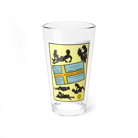 SEXUAL PRACTICES IN SWEDEN 1970 Movie Poster - Pint Glass 16oz 16oz - Go Mug Yourself