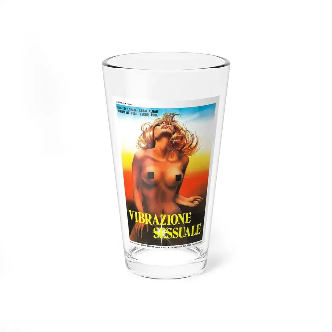 SEXUAL VIBRATIONS 1977 Movie Poster - Pint Glass 16oz 16oz - Go Mug Yourself