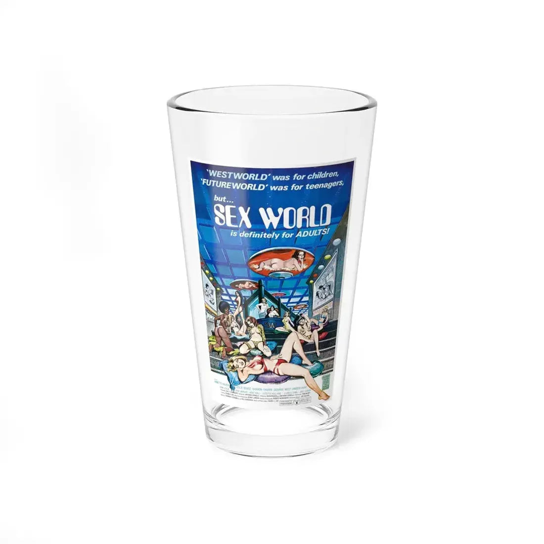 SEXWORLD 1978 Movie Poster - Pint Glass 16oz 16oz - Go Mug Yourself
