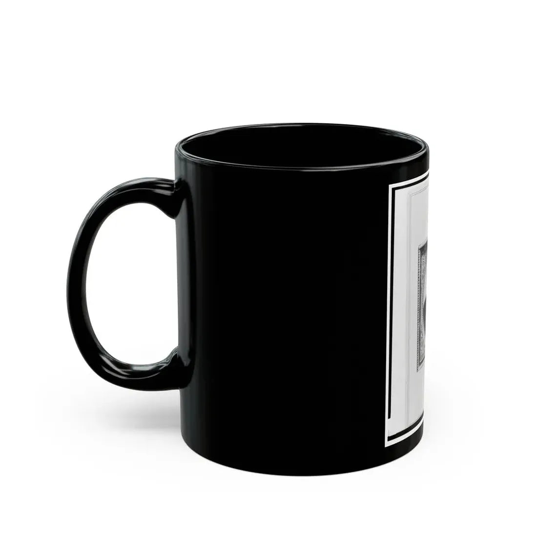 Sgt. Hermann Reintanz, Head-And-Shoulders Portrait, Facing Front (U.S. Civil War) Black Coffee Mug - Go Mug Yourself