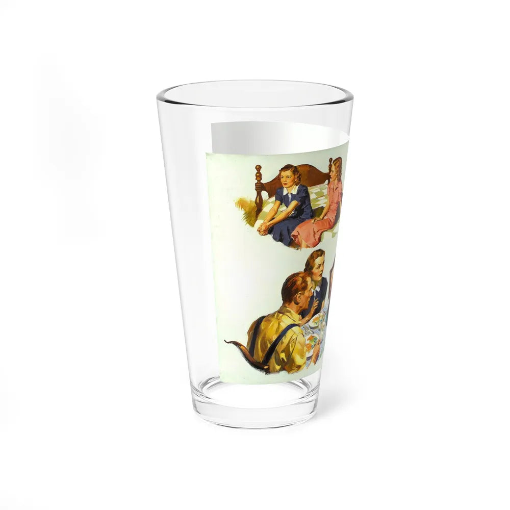 Shady Tree, McCall's illustration, 1937 (Magazine Illustration) Pint Glass 16oz - Go Mug Yourself