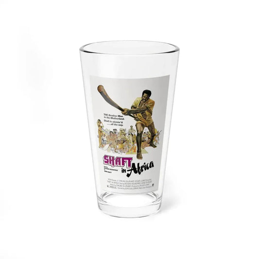 SHAFT IN AFRICA 1973 Movie Poster - Pint Glass 16oz 16oz - Go Mug Yourself