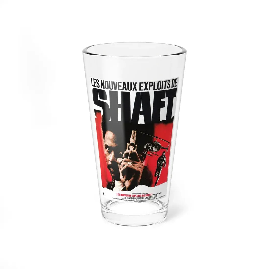 SHAFT'S BIG SCORE! (4) 1972 Movie Poster - Pint Glass 16oz 16oz - Go Mug Yourself