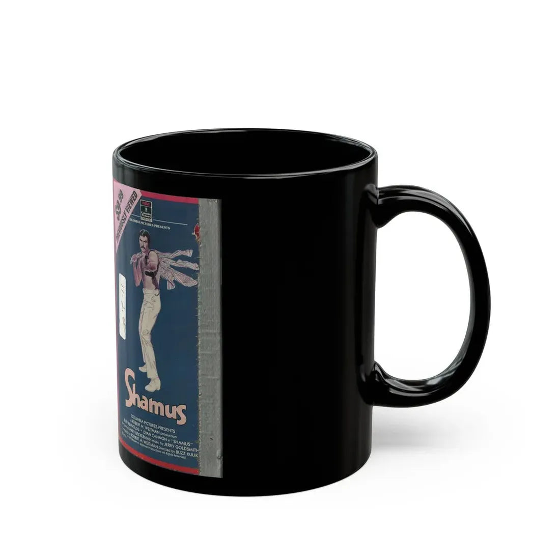 SHAMUS (VHS COVER) - Black Coffee Mug - Go Mug Yourself