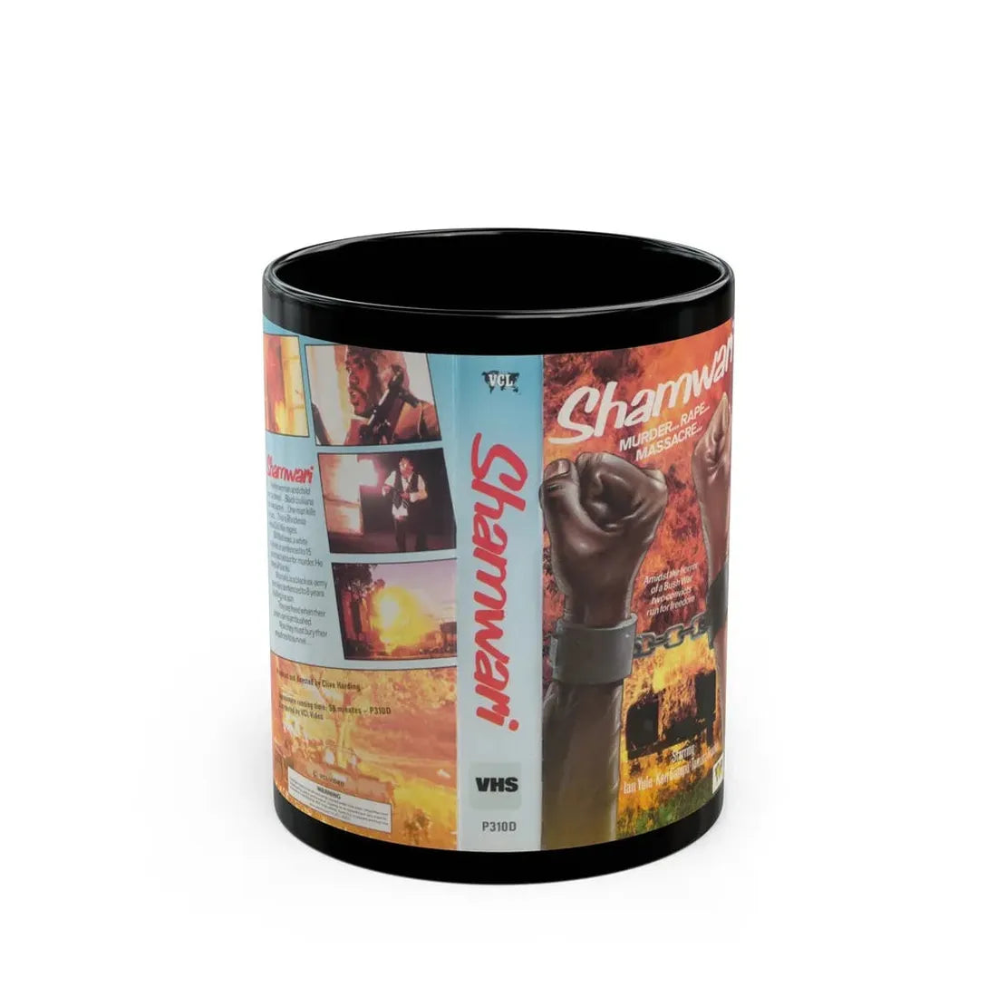 SHAMWARI (VHS COVER) - Black Coffee Mug 11oz - Go Mug Yourself