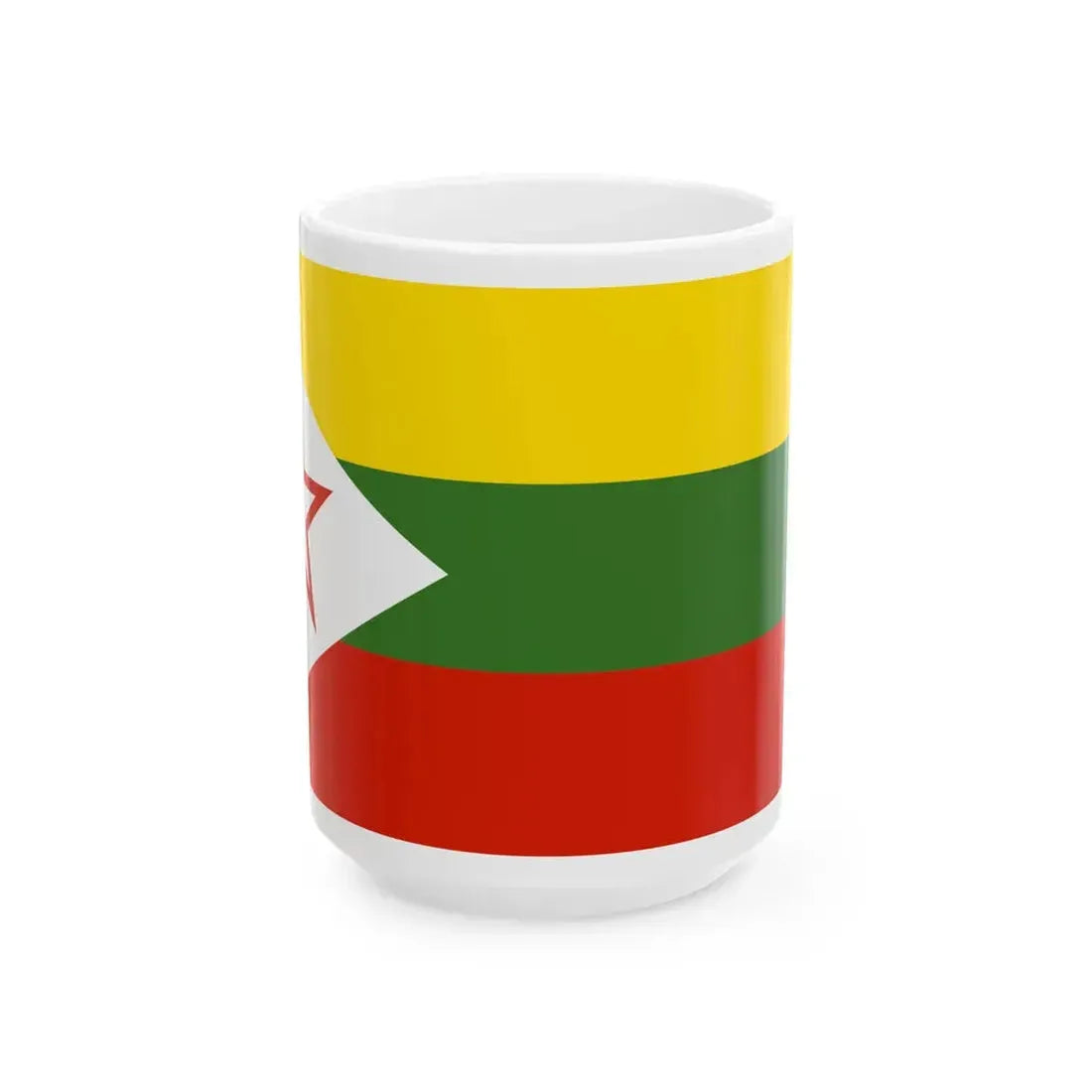 Shan State National Army (Myanmar) White Coffee Mug 15oz - Go Mug Yourself