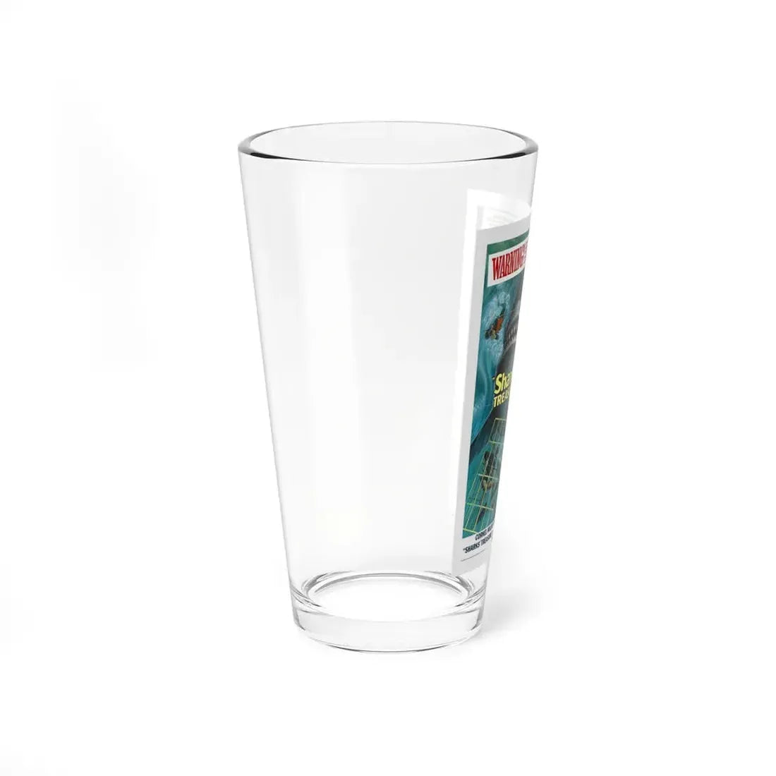 SHARKS TREASURE 1975 Movie Poster - Pint Glass 16oz - Go Mug Yourself