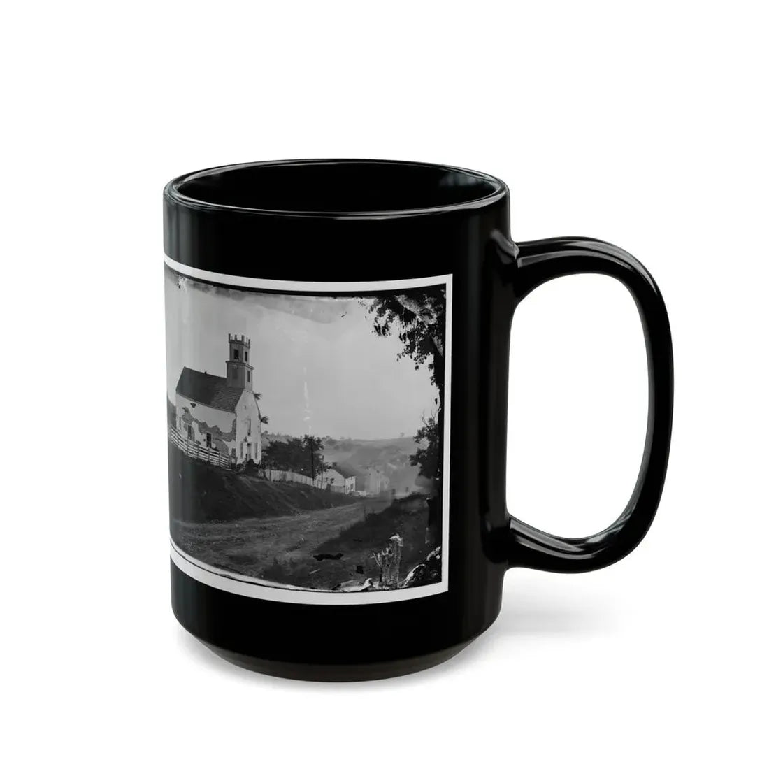Sharpsburg, Md. Lutheran Church (U.S. Civil War) Black Coffee Mug - Go Mug Yourself