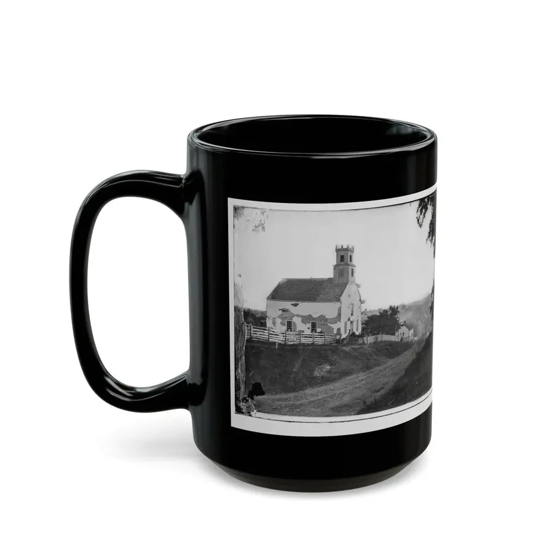 Sharpsburg, Md. Lutheran Church (U.S. Civil War) Black Coffee Mug - Go Mug Yourself