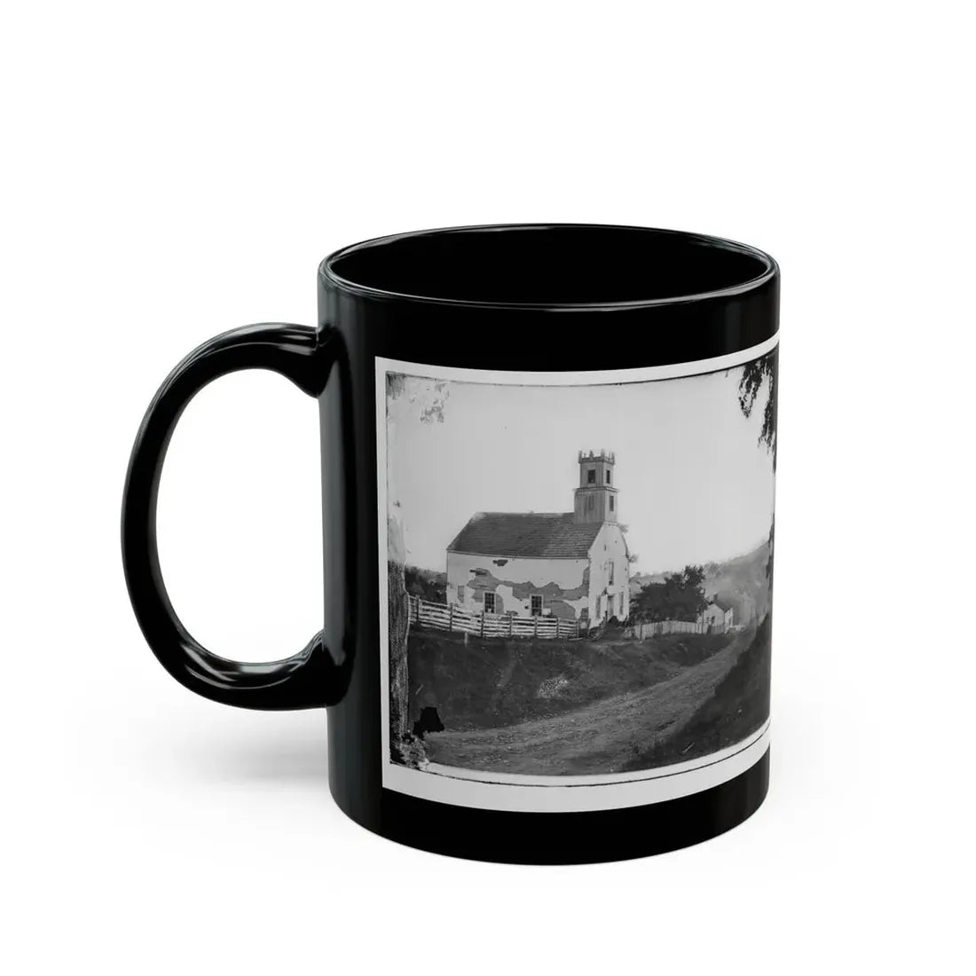 Sharpsburg, Md. Lutheran Church (U.S. Civil War) Black Coffee Mug - Go Mug Yourself