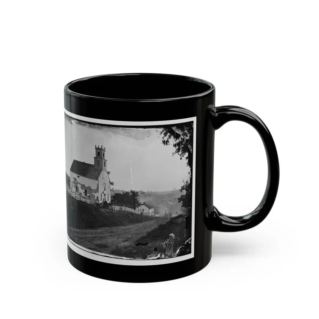 Sharpsburg, Md. Lutheran Church (U.S. Civil War) Black Coffee Mug - Go Mug Yourself