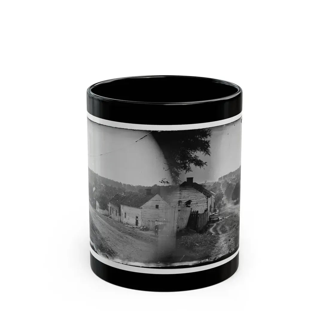 Sharpsburg, Md. Principal Street (U.S. Civil War) Black Coffee Mug 11oz - Go Mug Yourself