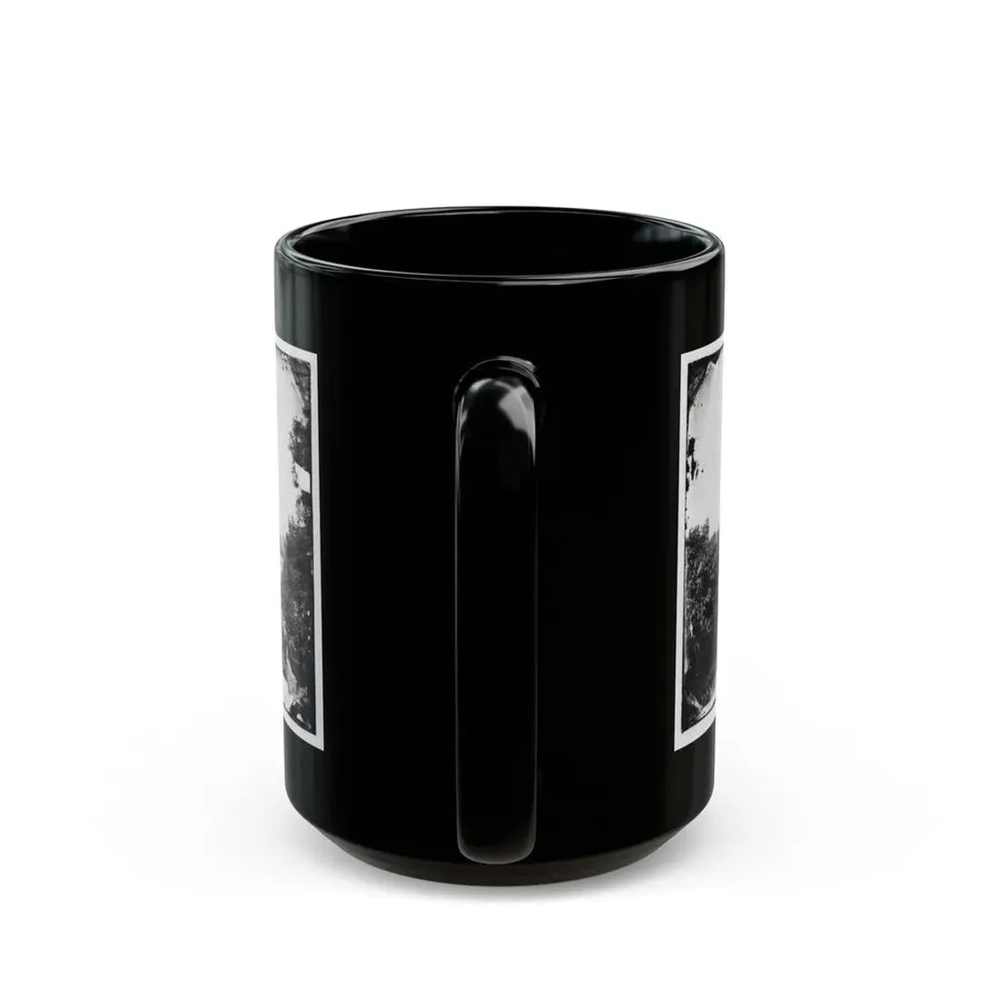 Sharpsburg, Md. View With Episcopal Church In Distance (U.S. Civil War) Black Coffee Mug - Go Mug Yourself