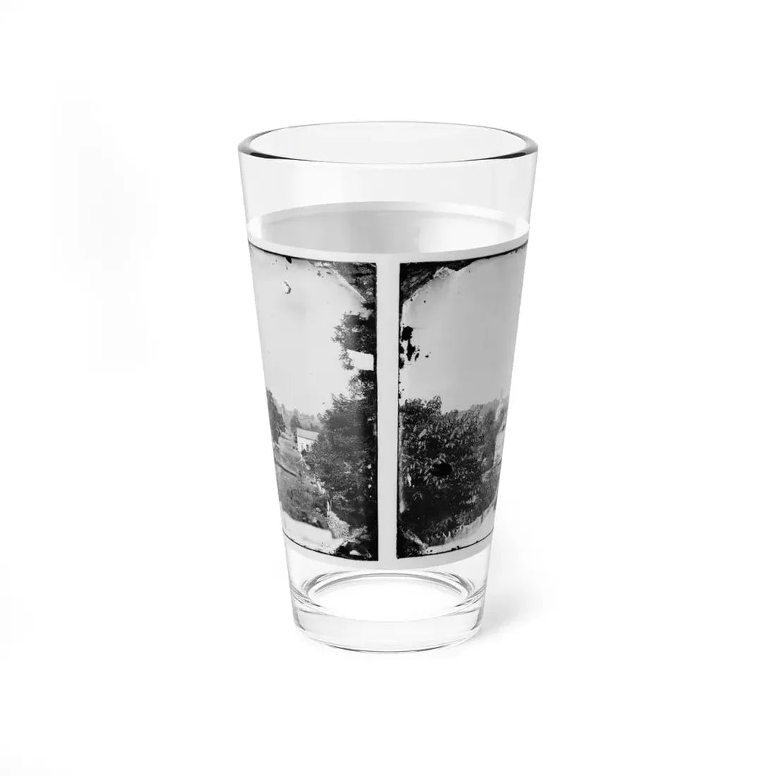 Sharpsburg, Md. View With Episcopal Church In Distance (U.S. Civil War) Pint Glass 16oz - Go Mug Yourself
