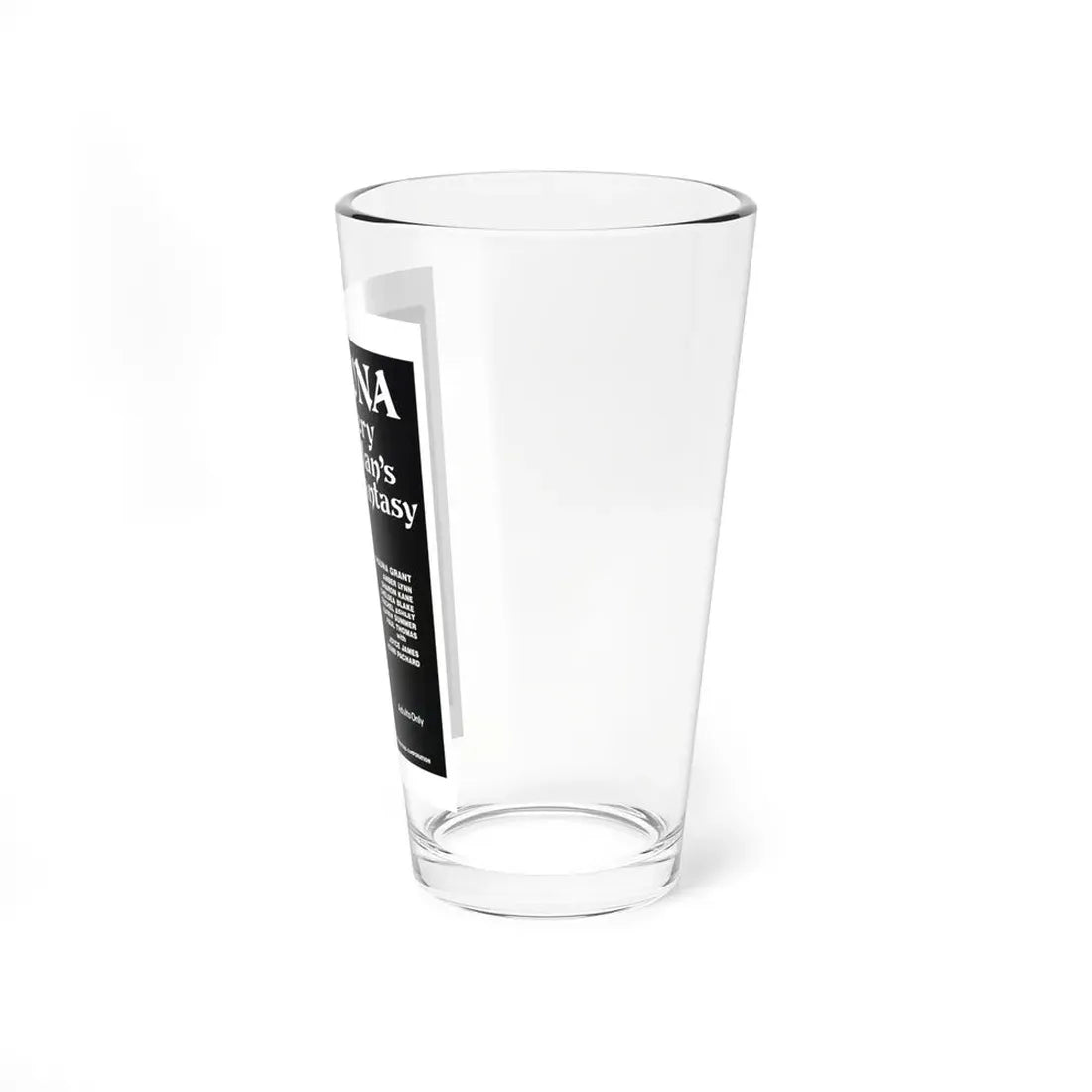 SHAUNA EVERY MAN'S FANTASY 1985 Movie Poster - Pint Glass 16oz - Go Mug Yourself