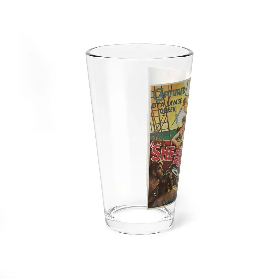SHE-DEVIL ISLAND 1936 Movie Poster - Pint Glass 16oz - Go Mug Yourself