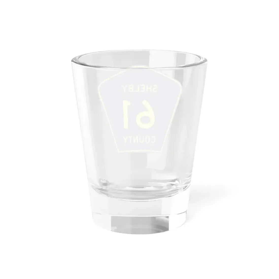 Shelby County Route 61 AL (Alabama) (Road Sign) Shot Glass 1.5oz - Go Mug Yourself