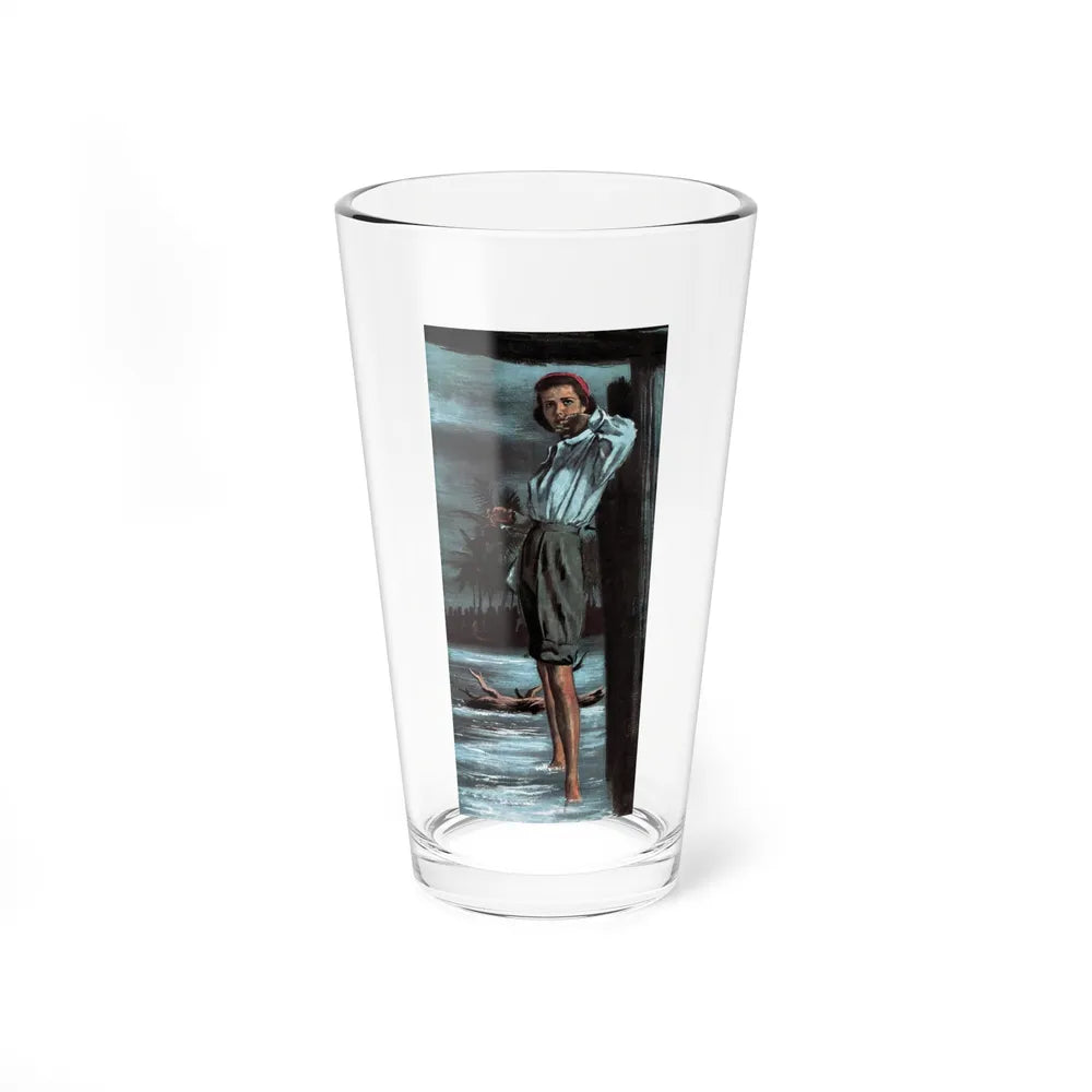 Shell Game, Part 1 (1), Collier's, January 14, 1950 (Magazine Illustration) Pint Glass 16oz 16oz - Go Mug Yourself