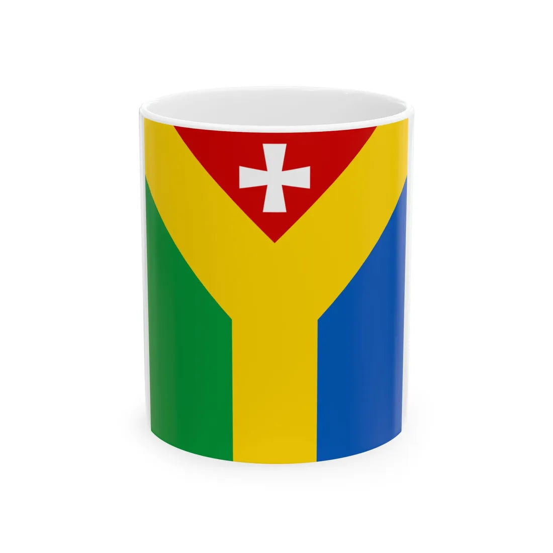 Shepetivka flag (Ukraine) White Coffee Mug 11oz - Go Mug Yourself