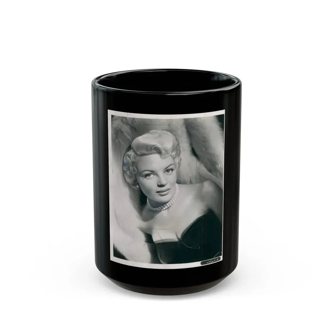 Sheree North #08 (Vintage Female Icon) Black Coffee Mug 15oz - Go Mug Yourself
