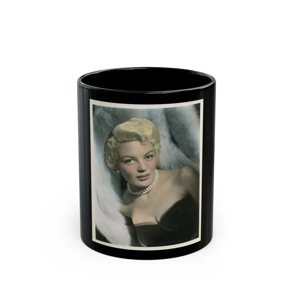 Sheree North #081 (Vintage Female Icon) Black Coffee Mug-11oz-Go Mug Yourself