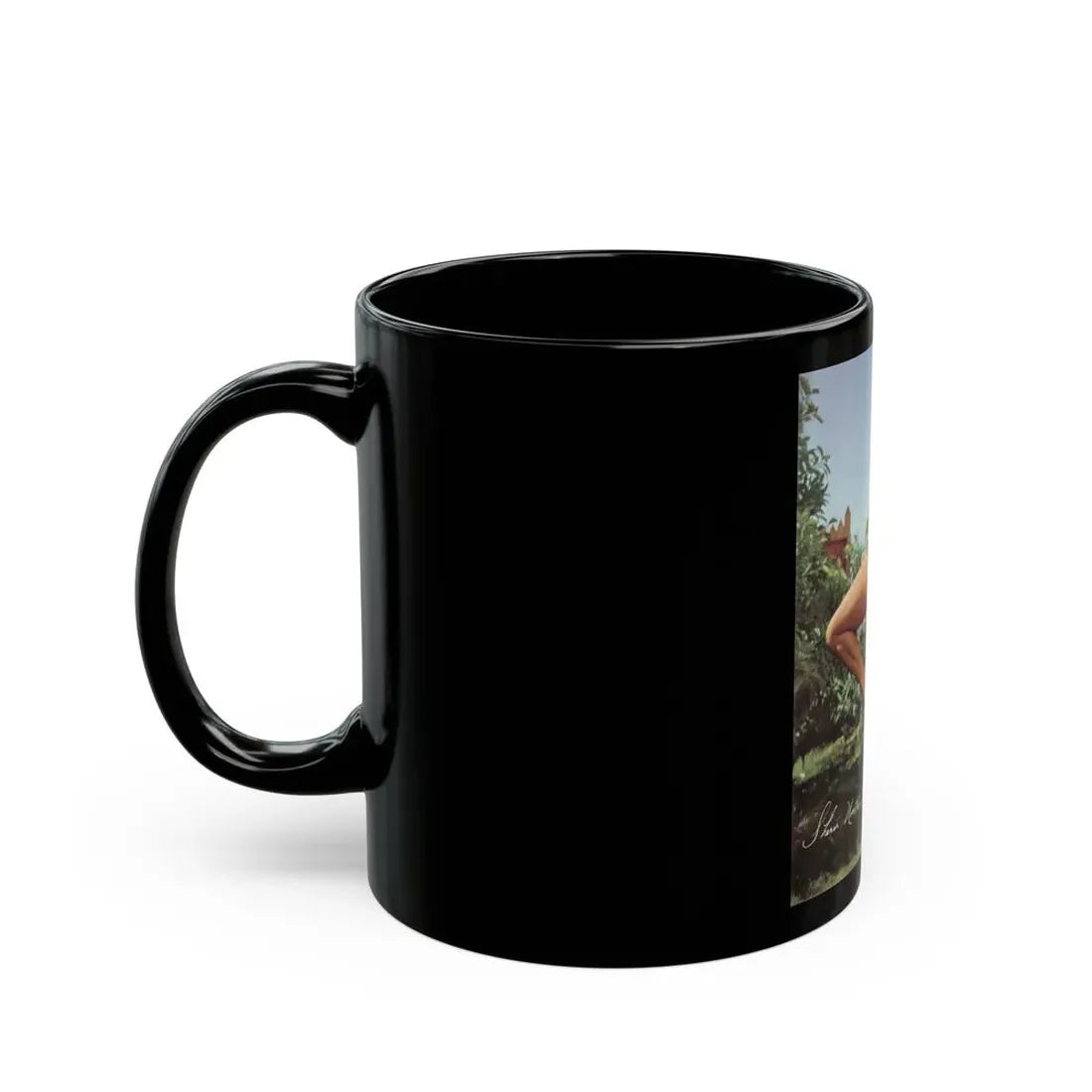 Sheree North #100 (Vintage Female Icon) Black Coffee Mug - Go Mug Yourself