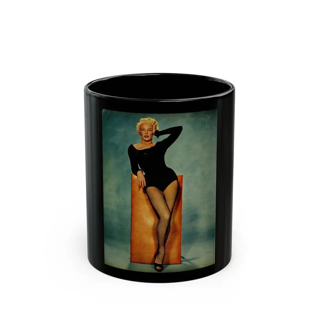 Sheree North #101 (Vintage Female Icon) Black Coffee Mug 11oz - Go Mug Yourself