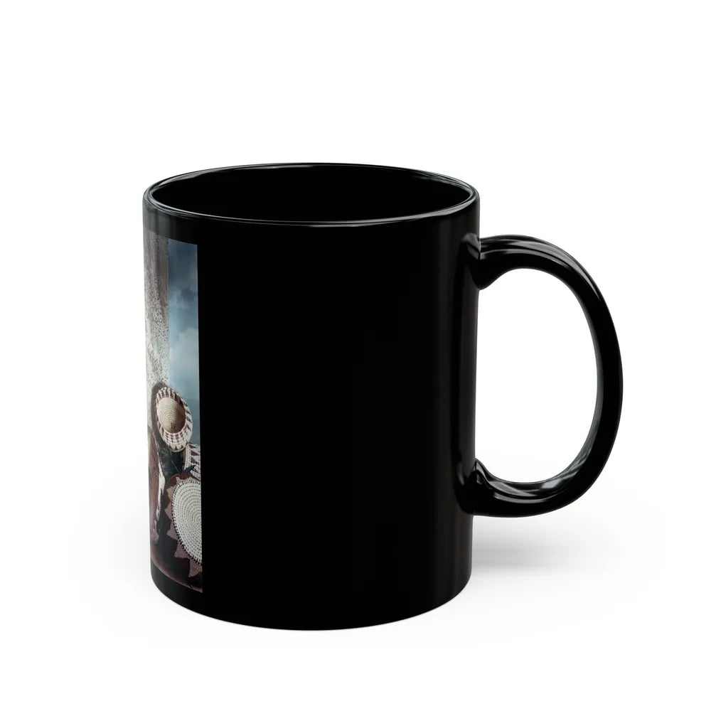 Sheree North #1081 (Vintage Female Icon) Black Coffee Mug-Go Mug Yourself