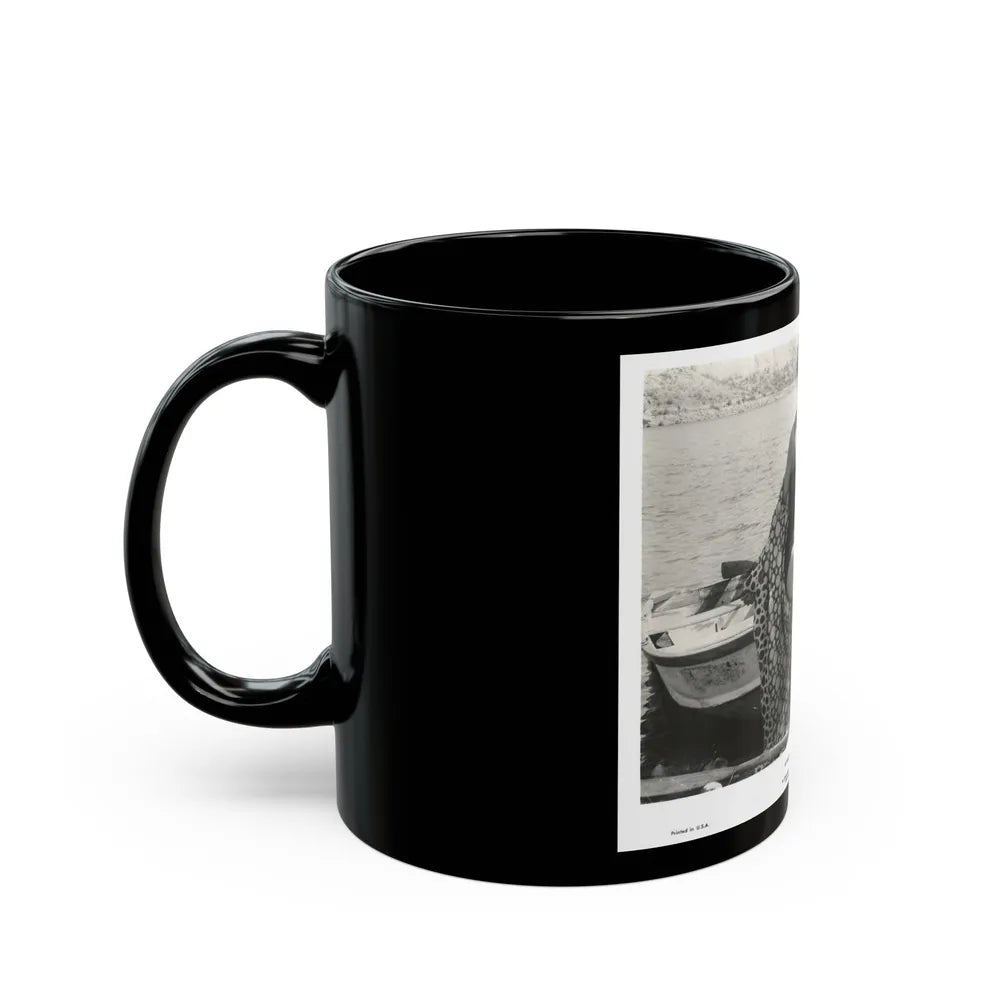 Sheree North #1111 (Vintage Female Icon) Black Coffee Mug-Go Mug Yourself