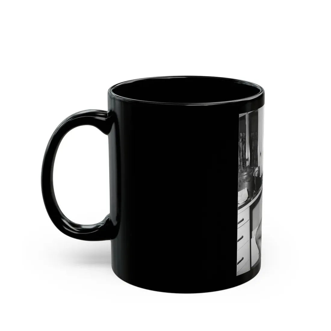 Sheree North #112 (Vintage Female Icon) Black Coffee Mug - Go Mug Yourself