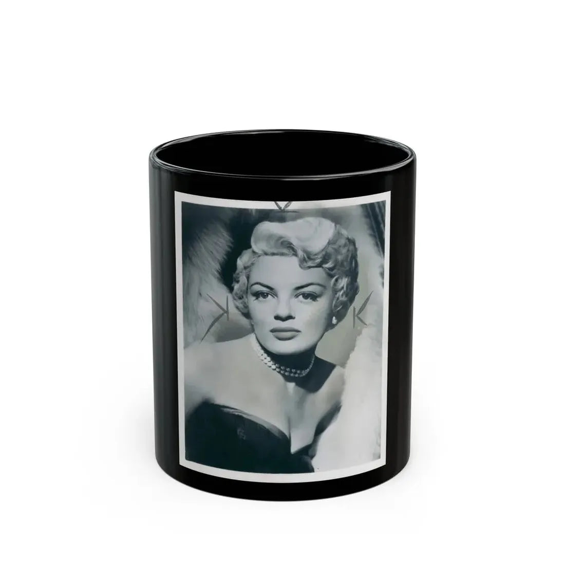Sheree North #126 (Vintage Female Icon) Black Coffee Mug 11oz - Go Mug Yourself