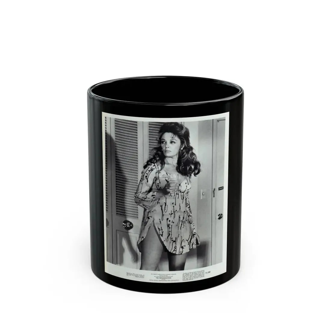 Sheree North #127 (Vintage Female Icon) Black Coffee Mug 11oz - Go Mug Yourself