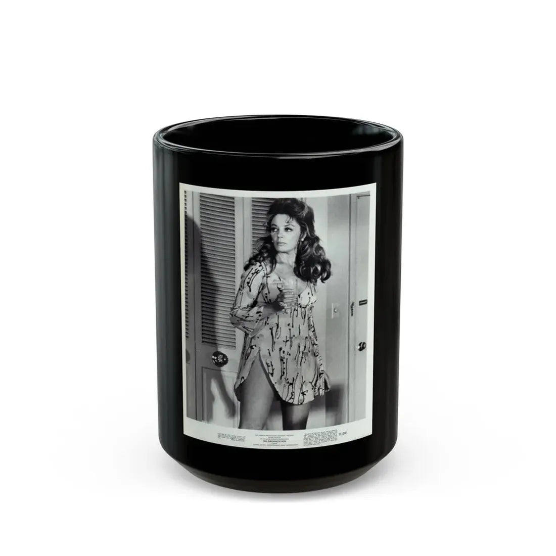 Sheree North #127 (Vintage Female Icon) Black Coffee Mug 15oz - Go Mug Yourself