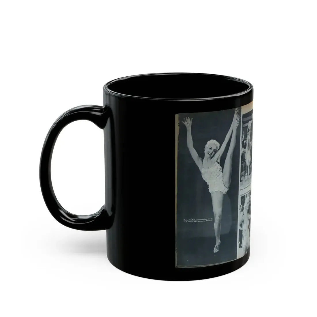 Sheree North #128 - Mag. Article (Vintage Female Icon) Black Coffee Mug - Go Mug Yourself