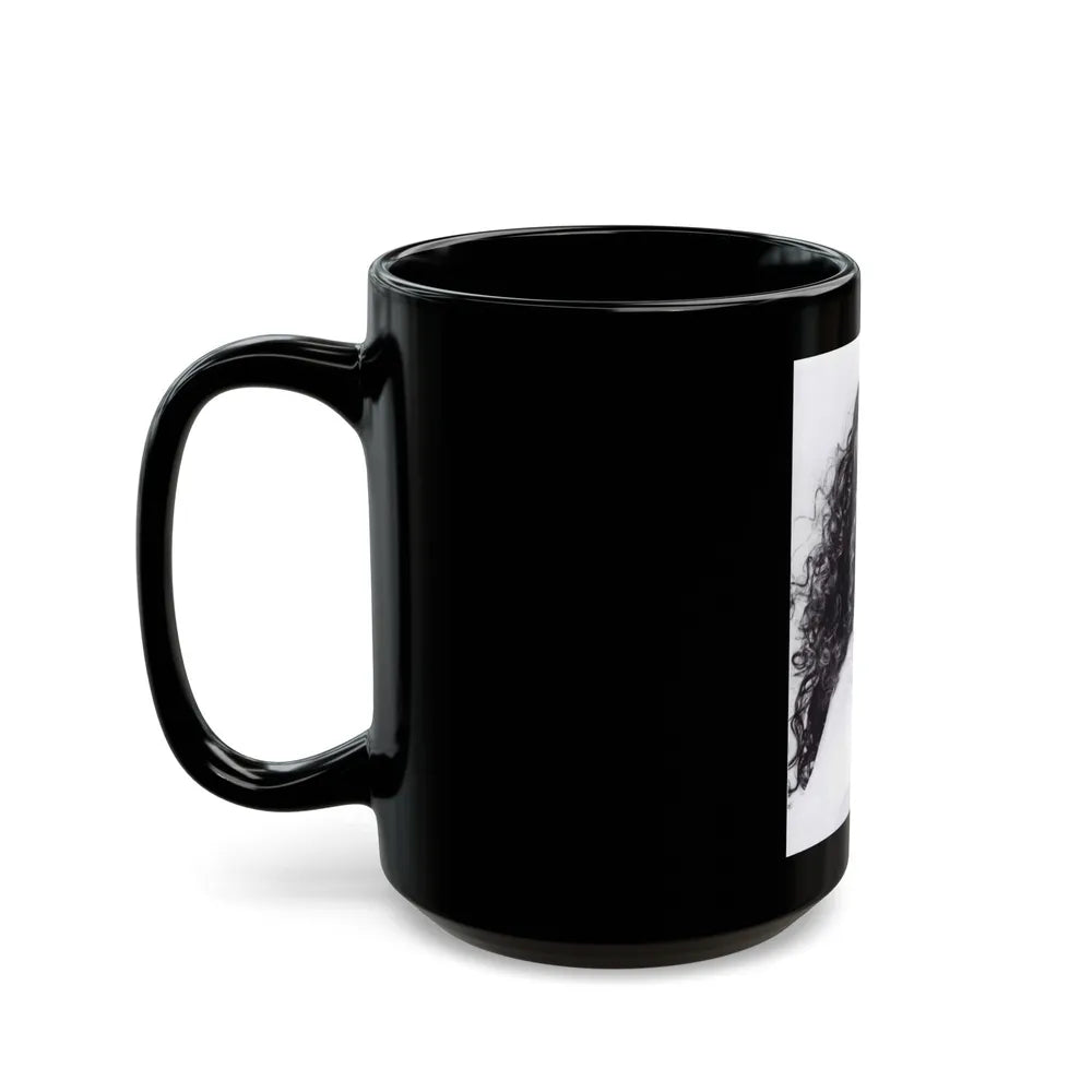Sheree North #135 (Vintage Female Icon) Black Coffee Mug-Go Mug Yourself