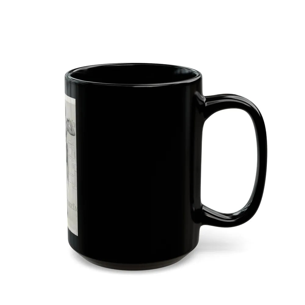 Sheree North #1401 (Vintage Female Icon) Black Coffee Mug-Go Mug Yourself
