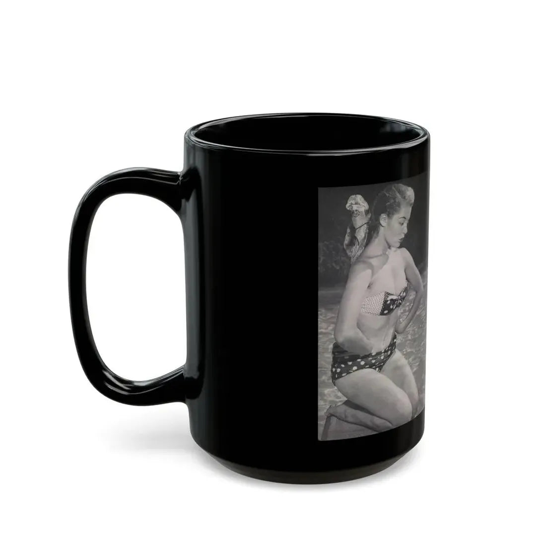 Sheree North #148 - Pages 2 & 3 from 66 PHOTOGRAPHS OF Sheree NORTH U.K. Pocket Mag. (Vintage Female Icon) Black Coffee Mug - Go Mug Yourself