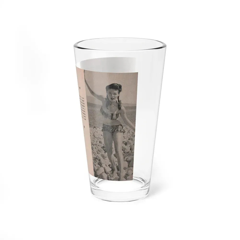 Sheree North #159 - Pages 24 & 25 from 66 PHOTOGRAPHS OF Sheree NORTH U.K. Pocket Mag. (Vintage Female Icon) Pint Glass 16oz - Go Mug Yourself