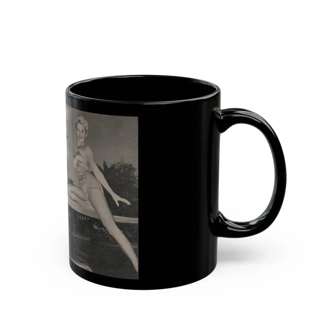 Sheree North #161 - Pages 28 & 29 from 66 PHOTOGRAPHS OF Sheree NORTH U.K. Pocket Mag. (Vintage Female Icon) Black Coffee Mug - Go Mug Yourself