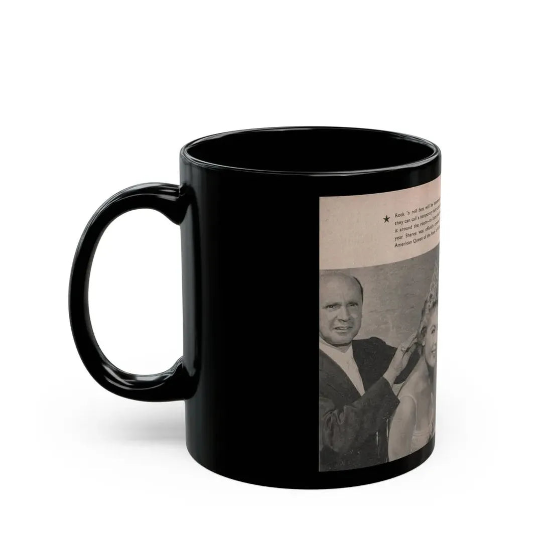 Sheree North #162 - Pages 30 & 31 from 66 PHOTOGRAPHS OF Sheree NORTH U.K. Pocket Mag. (Vintage Female Icon) Black Coffee Mug - Go Mug Yourself