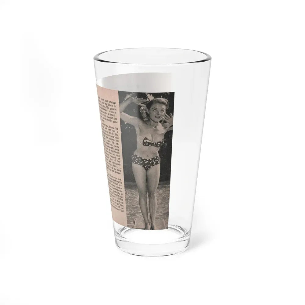 Sheree North #162 - Pages 30 & 31 from 66 PHOTOGRAPHS OF Sheree NORTH U.K. Pocket Mag. (Vintage Female Icon) Pint Glass 16oz - Go Mug Yourself