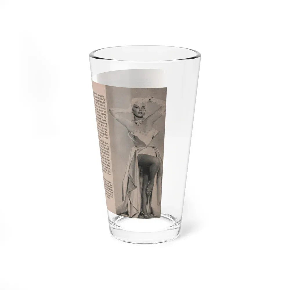 Sheree North #163 - Pages 32 & 33 from 66 PHOTOGRAPHS OF Sheree NORTH U.K. Pocket Mag. (Vintage Female Icon) Pint Glass 16oz - Go Mug Yourself