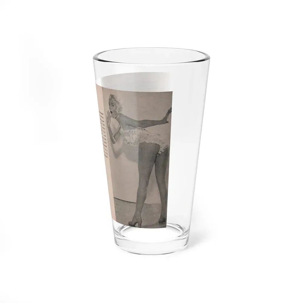 Sheree North #166 - Pages 38 & 39 from 66 PHOTOGRAPHS OF Sheree NORTH U.K. Pocket Mag. (Vintage Female Icon) Pint Glass 16oz - Go Mug Yourself