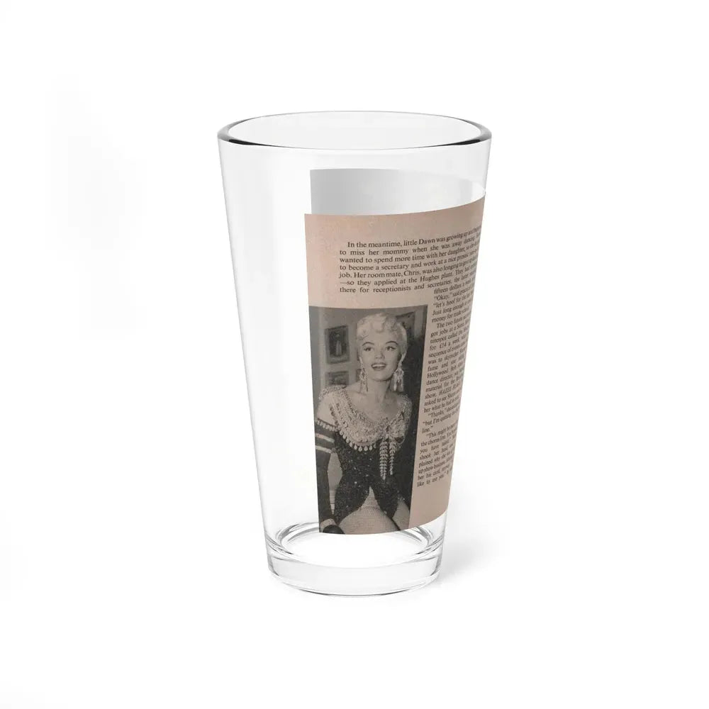 Sheree North #169 - Pages 44 & 45 from 66 PHOTOGRAPHS OF Sheree NORTH U.K. Pocket Mag. (Vintage Female Icon) Pint Glass 16oz - Go Mug Yourself