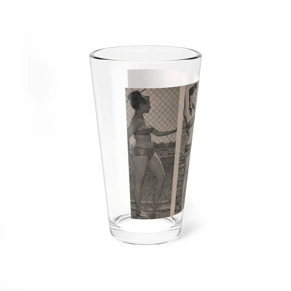 Sheree North #170 - Pages 46 & 47 from 66 PHOTOGRAPHS OF Sheree NORTH U.K. Pocket Mag. (Vintage Female Icon) Pint Glass 16oz - Go Mug Yourself