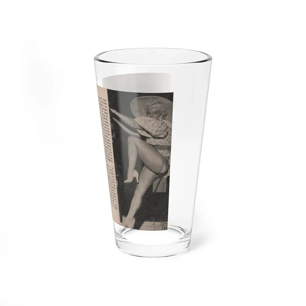 Sheree North #171 - Pages 48 & 49 from 66 PHOTOGRAPHS OF Sheree NORTH U.K. Pocket Mag. (Vintage Female Icon) Pint Glass 16oz - Go Mug Yourself